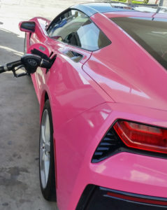 Buying Gas for Angelyne